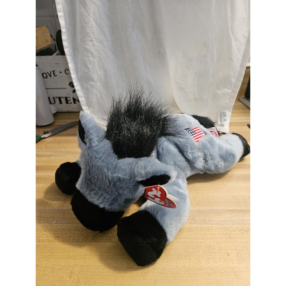 Ty Large Plush Beanie Buddy - Lefty the Donkey MWMT